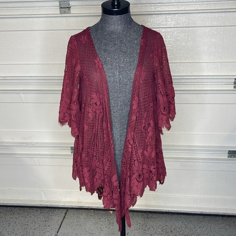 MIAMI Open Front Lightweight Top Womens Size Small / Medium